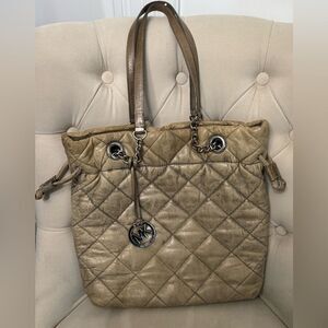 Michael Kors Quilted Leather Tote Bag